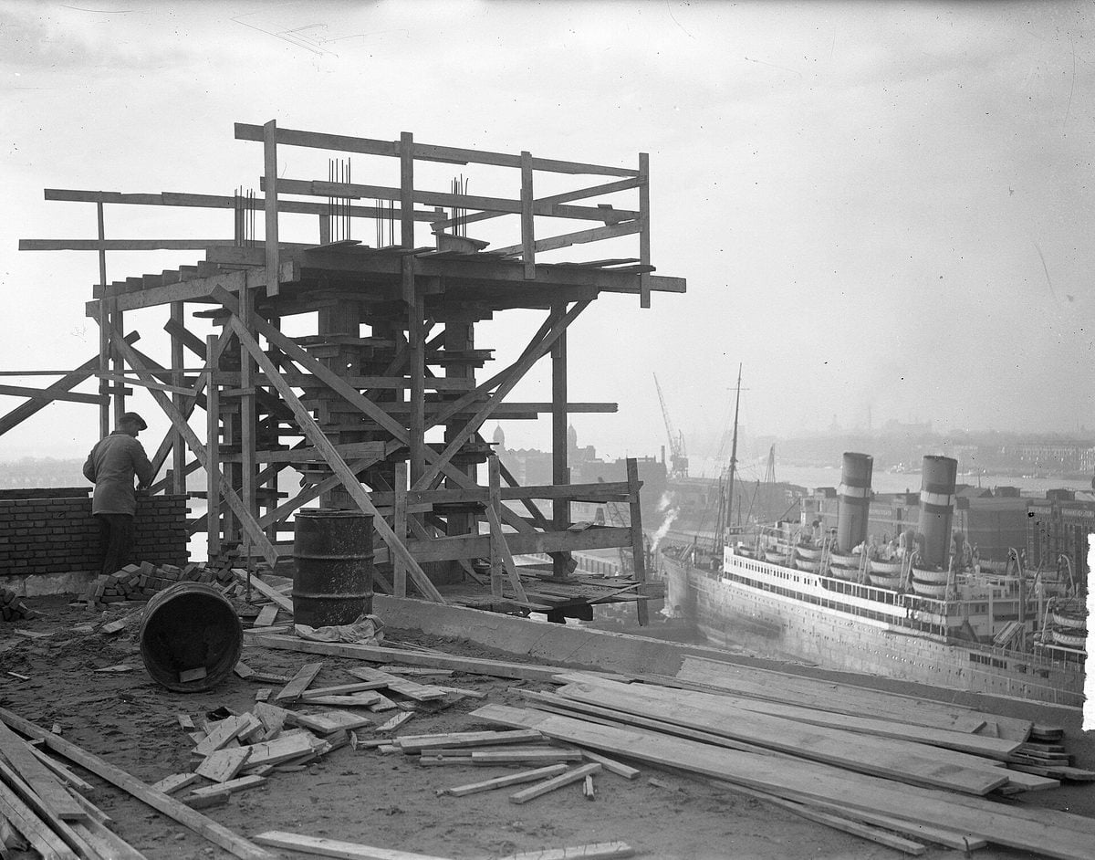 De Rotterdamse haven op 25 november 1948